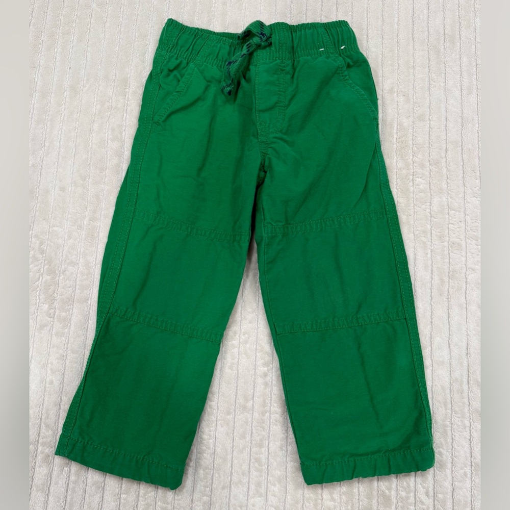 Gymboree Gymster Green Jersey lined Pants size 2T